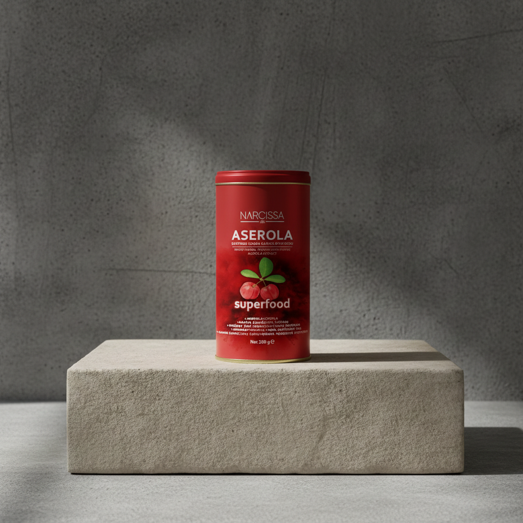 Narcissa Acerola – Kräuterpulver mit Acerola, Camu Camu & Grünem Tee
