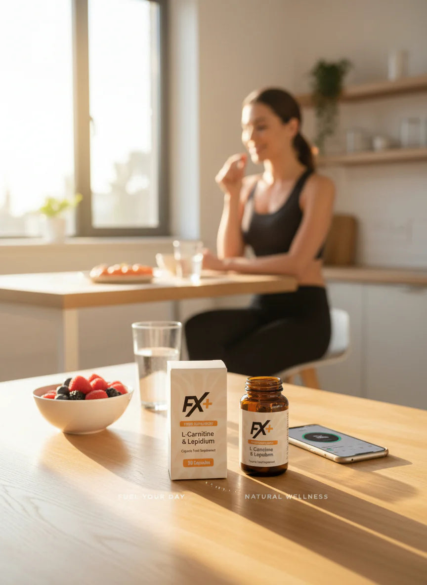 FX+ Kapsel – Nahrungsergänzungsmittel mit L-Carnitin & Lepidium