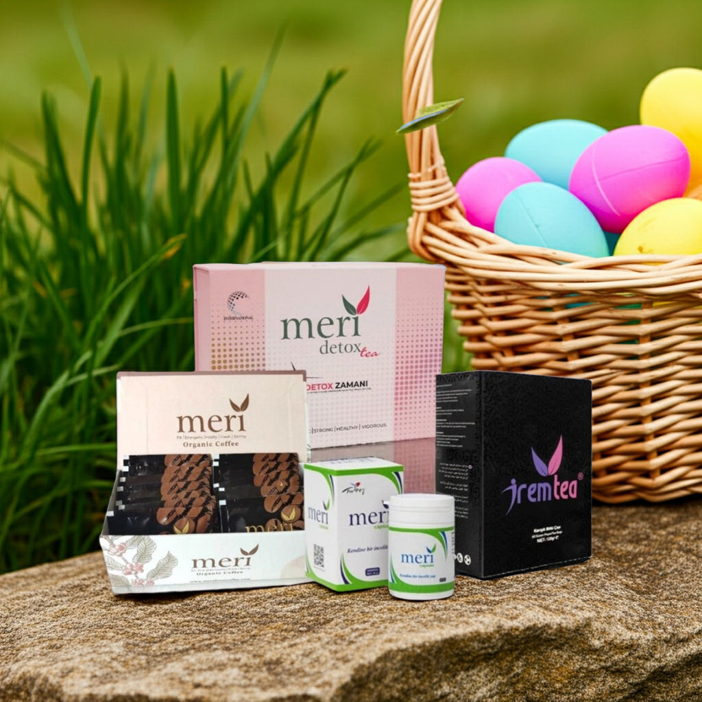 3-teiliges Set                                  Meri Detox Tea
Meri Detox Kaffee
Meri Detox Kapsel