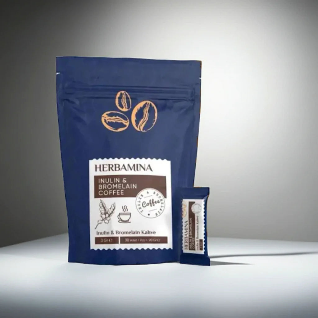 HERBAMINA COFFEE KAFFEE Mit INULIN Und BROMELAIN