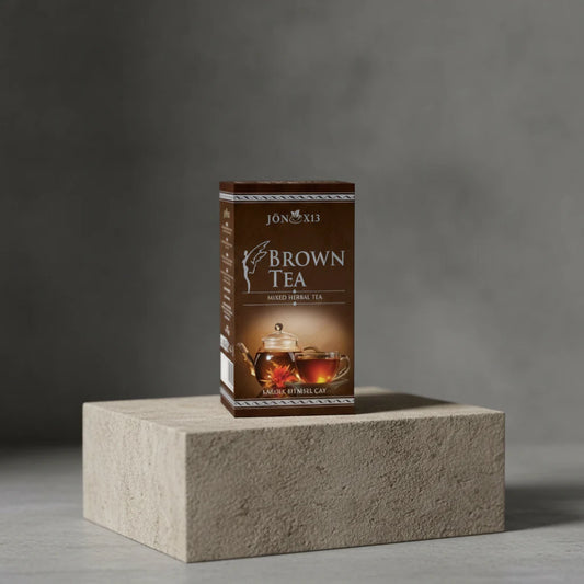 Jönx13 Brown Tea Im Glas - Effektive Gewichtsreduktion, Stoffwechselanregung & Entgiftung