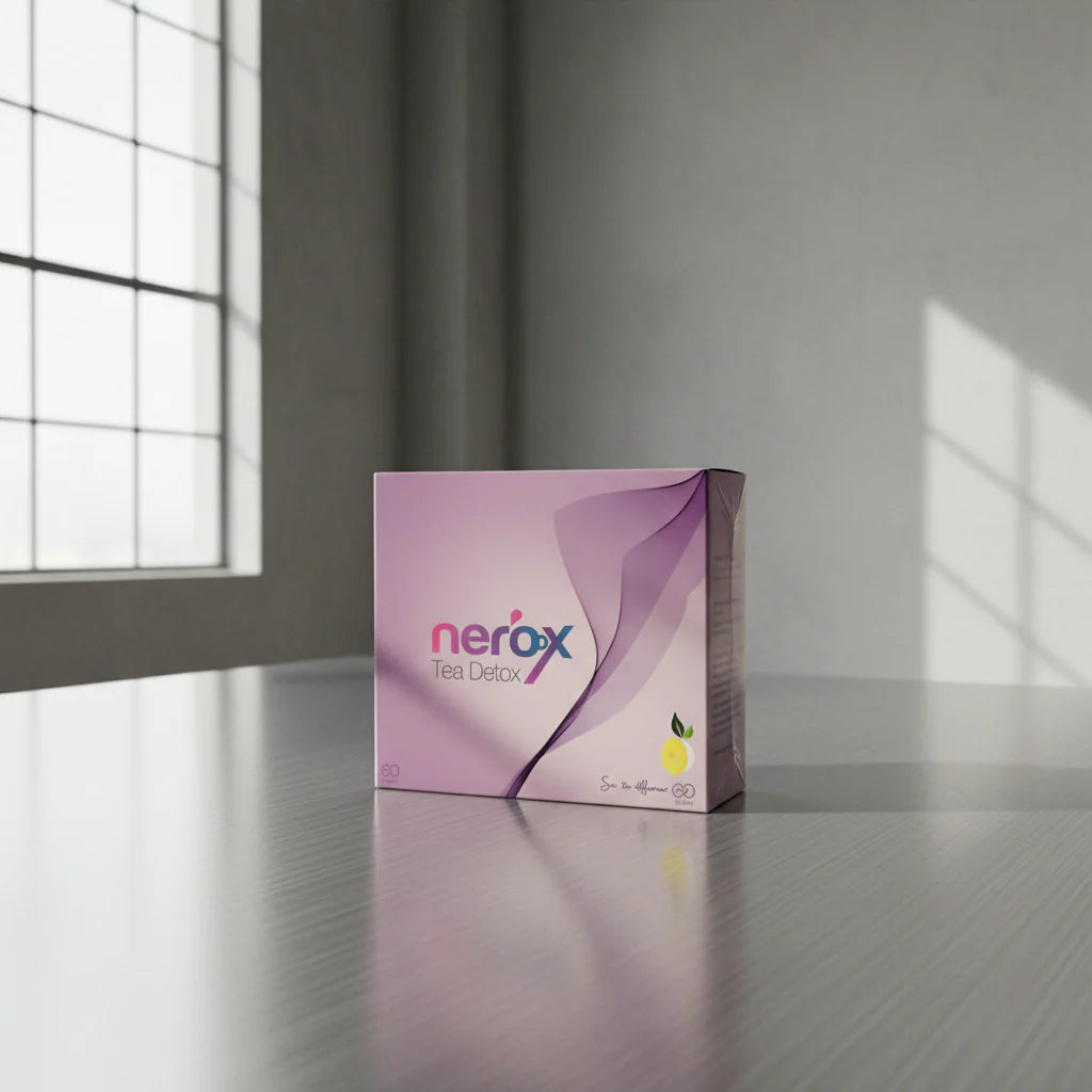 Nerox Kräutertee Zitrone Fatburner, 60 Teebeutel