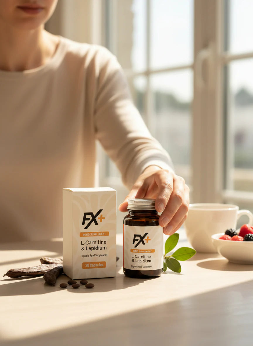 FX+ Kapsel – Nahrungsergänzungsmittel mit L-Carnitin & Lepidium